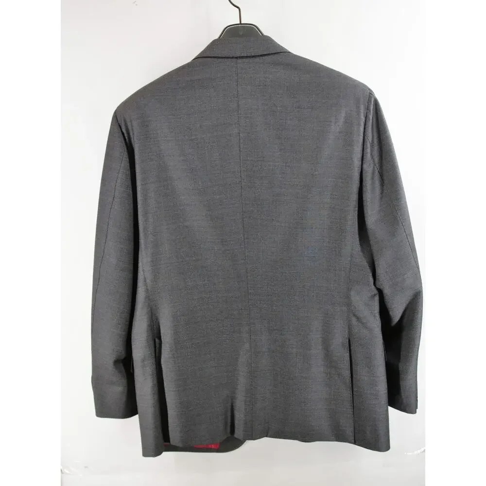 Suit Supply 46 Sienna pocket Vitale Barberis Wool Super Blazer Gray